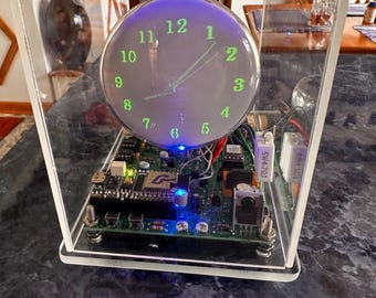 World's Smallest Oscilloscope Clock Scope Clock Cathode Ray Tube