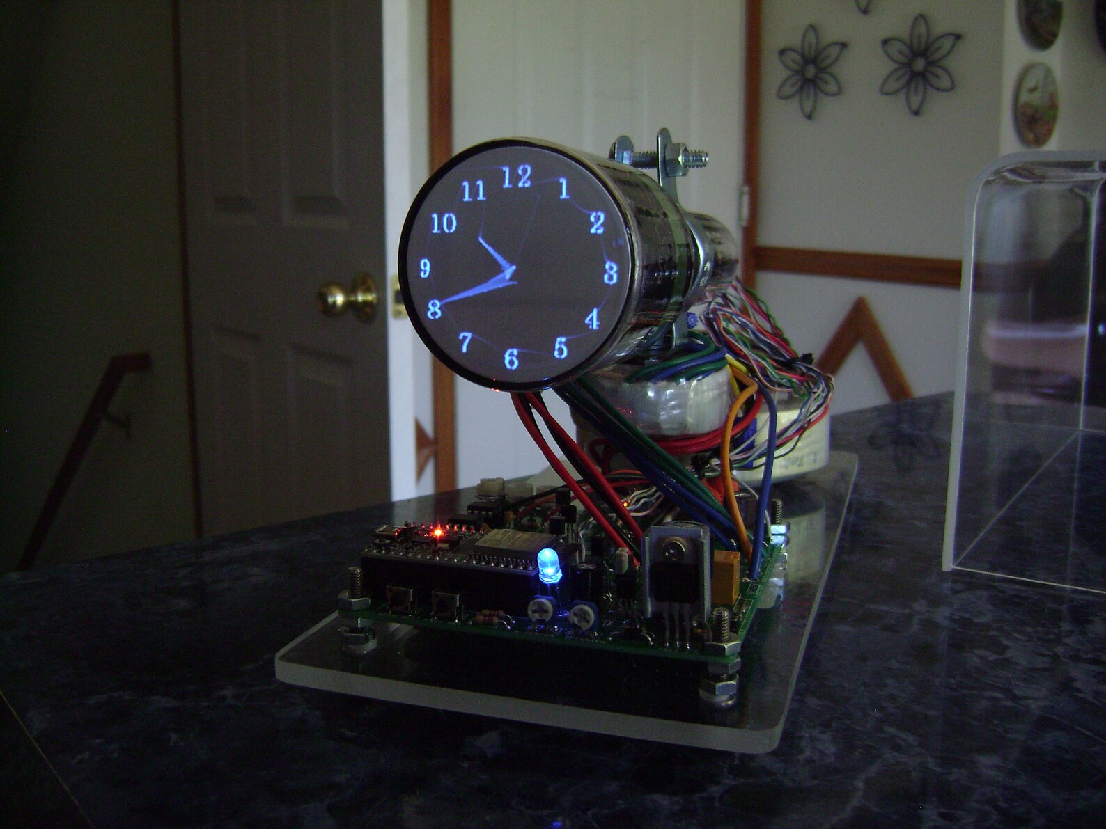 Oscilloscope Clock or Scope clock made with 6LO2A cathode ray Etsy