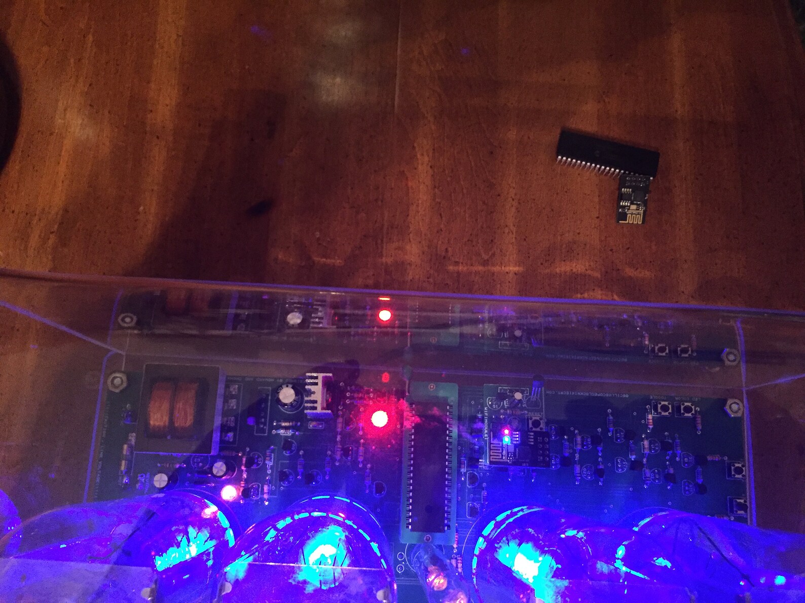 Homemade B7971 Nixie Clock Made With B7971 Nixie Tubes RGB Etsy