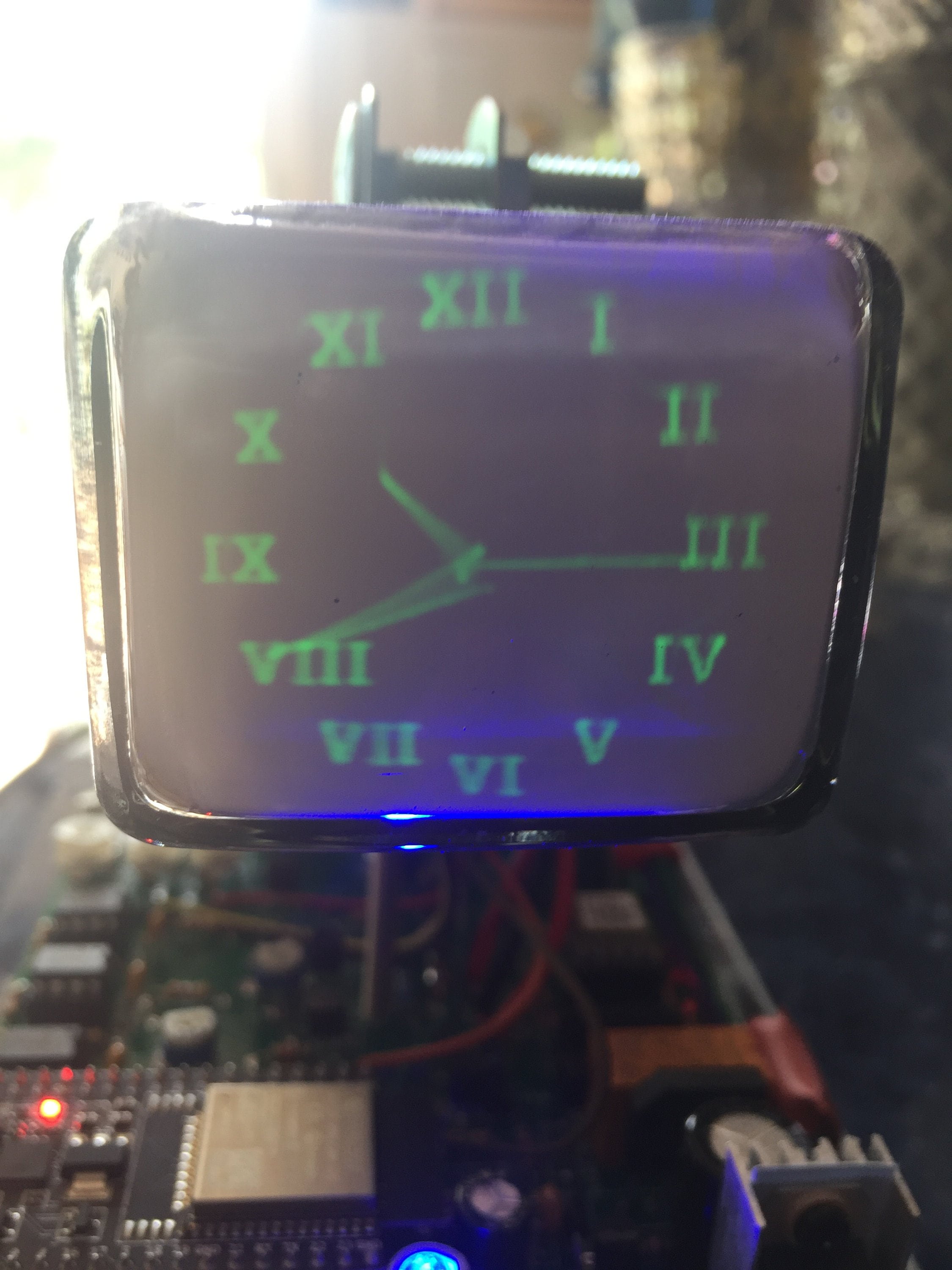 Oscilloscope Clock or Scope Clock New Design Century Font Wifi Etsy