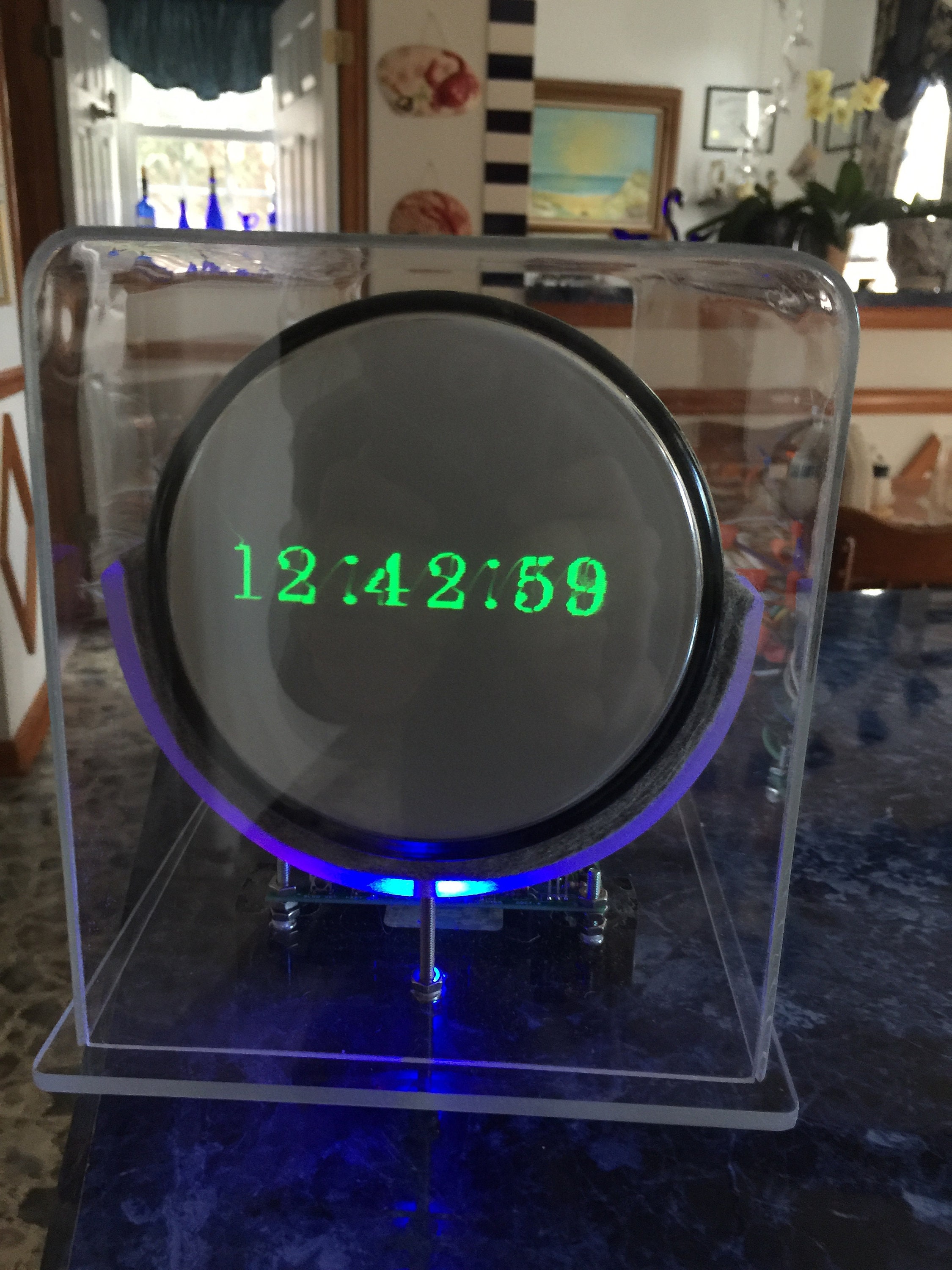 Oscilloscope Clock or Scope Clock Made With 5UP1 Cathode Ray Etsy