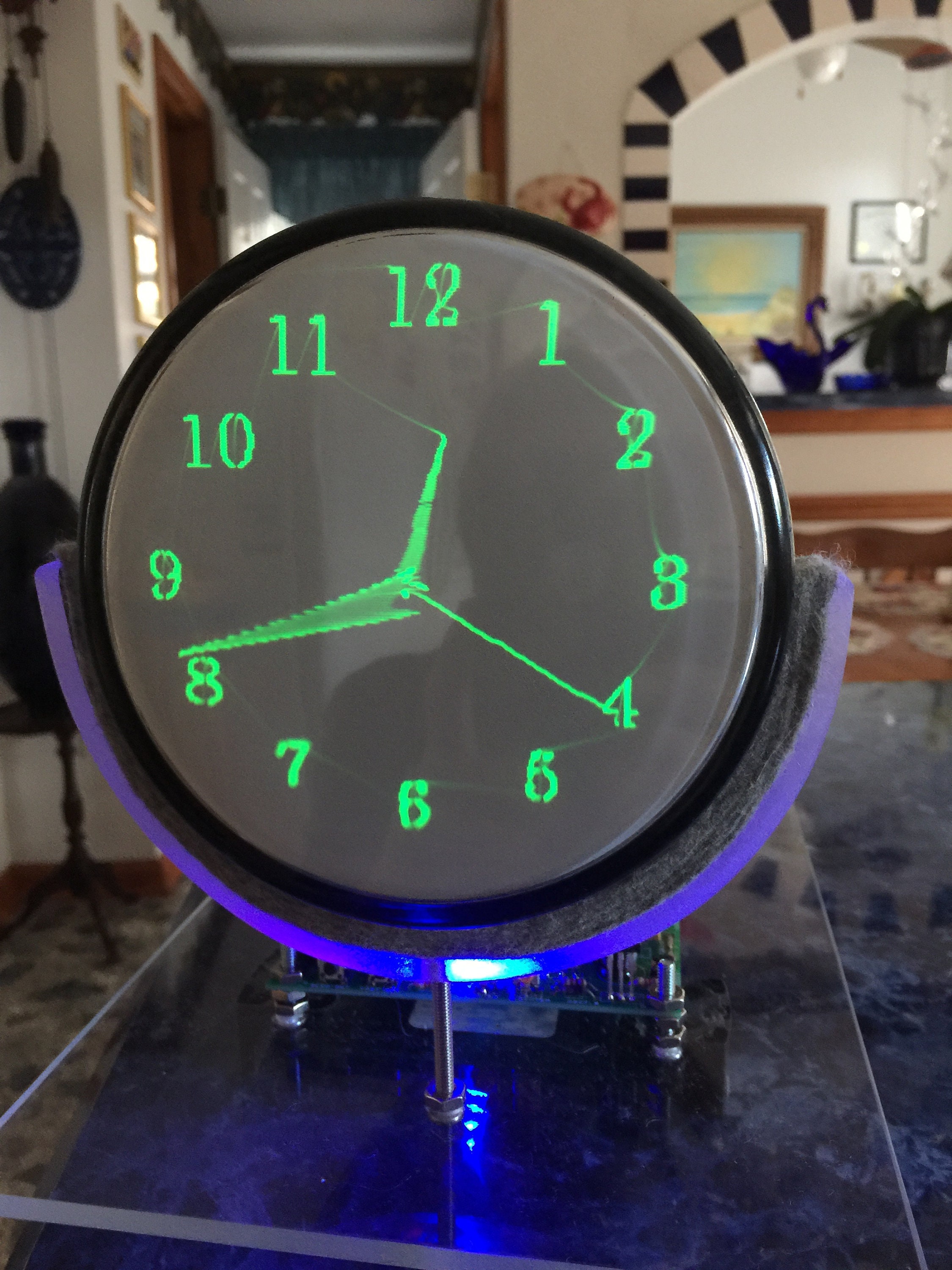 Oscilloscope Clock or Scope Clock Made With 5UP1 Cathode Ray Etsy
