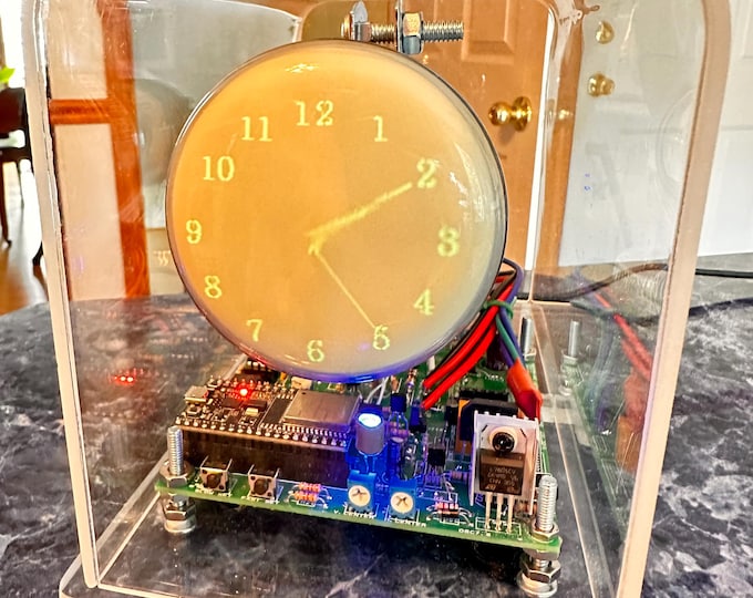 Mini Oscilloscope Clock / Scope Clock Made With B7S-1 Cathode Ray Tube ...