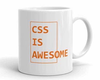 CSS はオタクのための素晴らしいマグカップ、Web デザイン コーヒー マグ、ティー マグ、コンピューターの面白いマグ、プログラマーへのギフト、コーディング ソフトウェア エンジニア オフィス 11 オンス 15 オンス