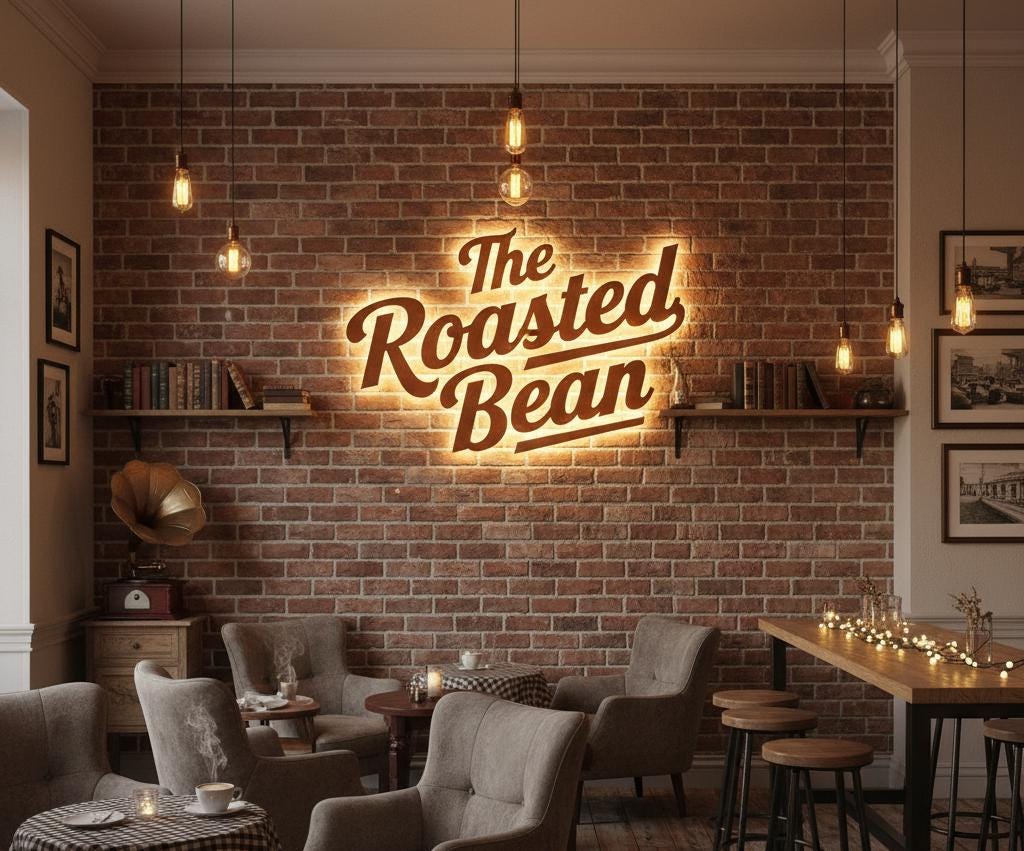 Custom Backlit Office Sign | LED 3D Business Logo | Luxury Metal ...