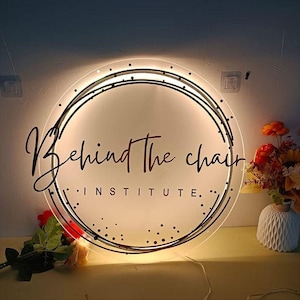 3D Business Sign, Neon Custom Logo, Acrylic Business sign, 3D LED Logo, Neon Signs For Office Decor, Beauty Bar Logo Signage