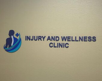 Custom Metal Logo Sign, 2D Raised Letter, Business Signboard
