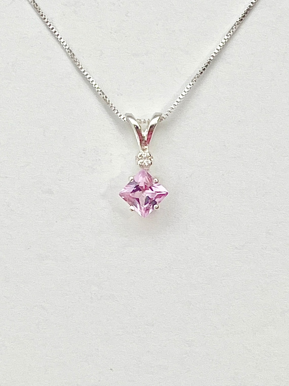 Pink amethyst necklace deals