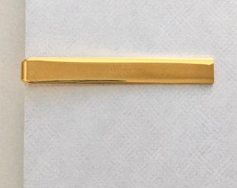 Tie clip, tie bar, gold tie accessory, gift for dad, Fathers Day, gifts for him, gifts for men, mens jewelry, dad’s gifts, mens gifts