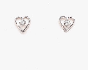 Imitation diamond earrings, imitation diamond studs, cubic zirconia earrings, cubic zirconia suds, April birthstone earrings, April studs