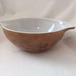 Pyrex Americana Braun/Gold