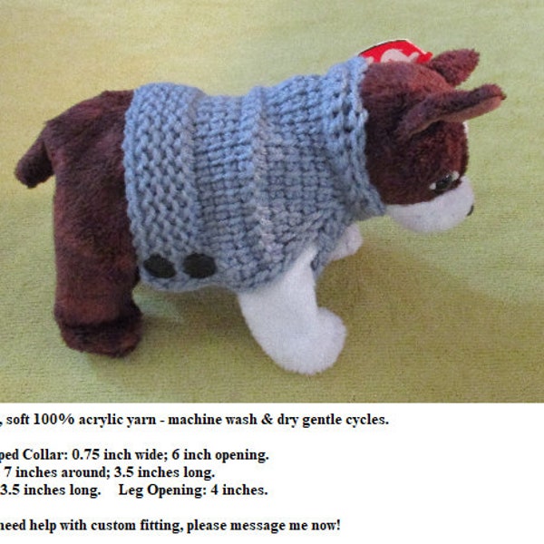 Teacup Dog Sweater Etsy