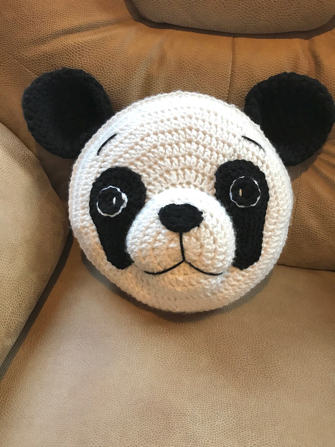 Crochet PATTERN Panda Pillow Pattern Crochet Pattern for Etsy