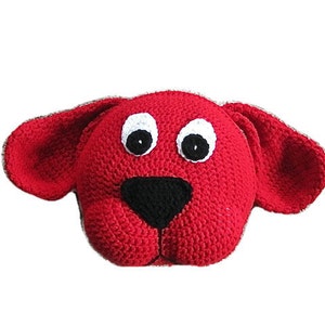 Crochet Dog PATTERN, Crochet Pillow Pattern, Dog Pillow, animal pillow for nursery decor and baby bedding