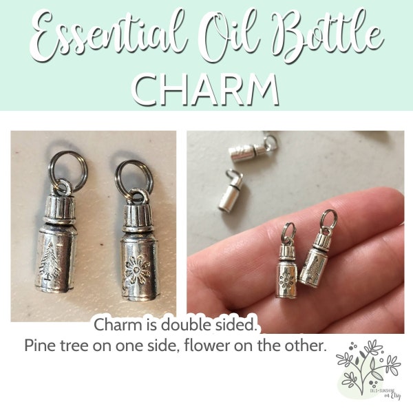 Essential Oil Bottle CHARM oily jewelry oil charm oil bottle necklace bracelet essential oil jewelry (1)