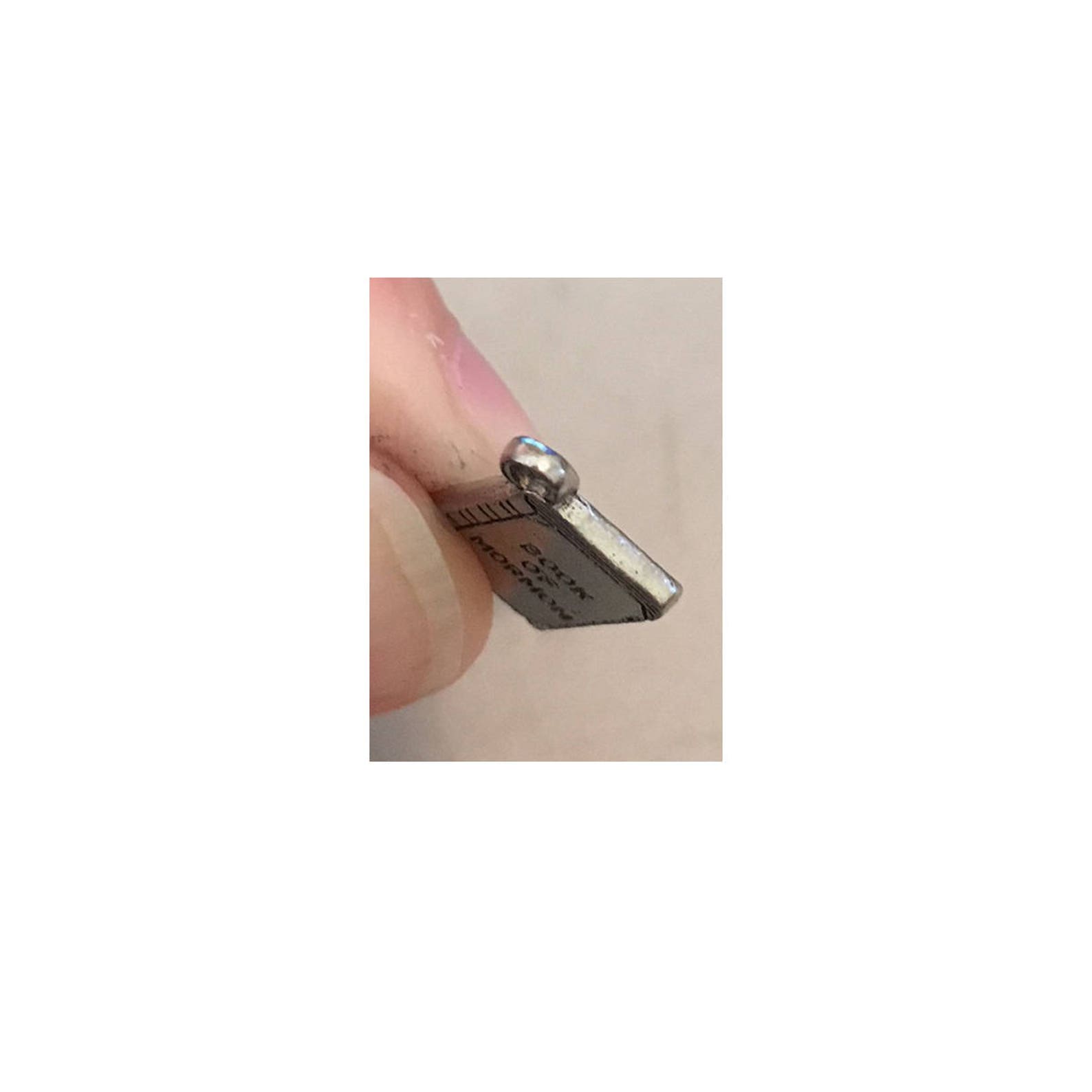 Book of Mormon CHARM 2 LDS Charm Antique Pewter 2 Charms Etsy