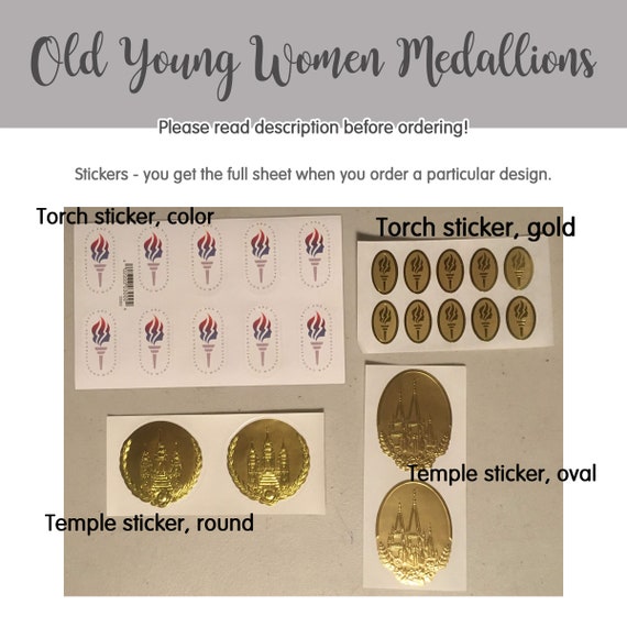 Old Young Women Medallions Lds Church Young Women Latter Day Etsy