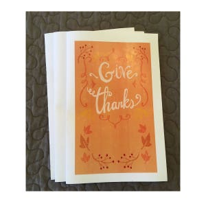 Give Thanks Thanksgiving Fall Autumn program cover 8.5x11 image 3