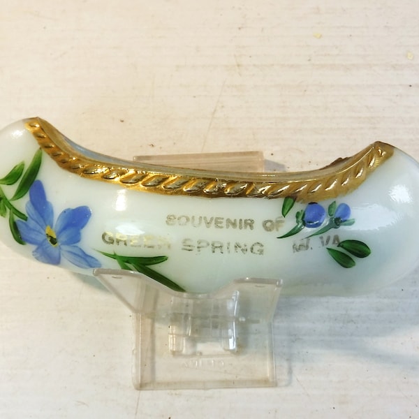 Antique Souvenir Glass Etsy