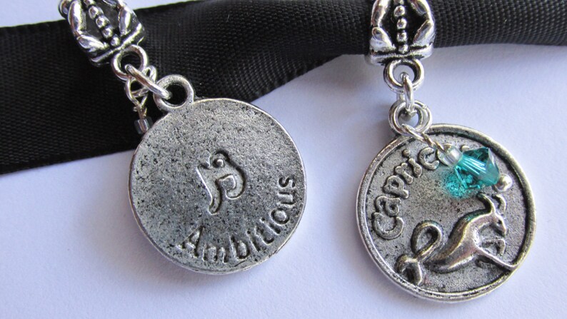 Capricorn Birthstone Choker Personalized Capricorn Necklace | Etsy