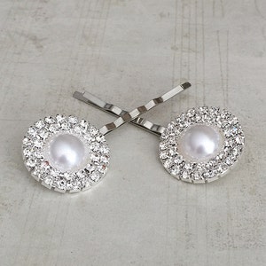 Pearl Hair Pins, Pearl Bobby Pins, Rhinestone Hair Pins, Rhinestone Bobby Pins, Bridal Bobby Pins, Pearl Hair Clips, Pearl Bridal Hair Pins