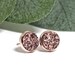 Rose Gold Stud Earrings, Rose Gold Earrings, Rose Gold Druzy Earrings, Rose Gold Bridesmaid Earrings, Rose Gold Posts, Rose Gold Jewelry