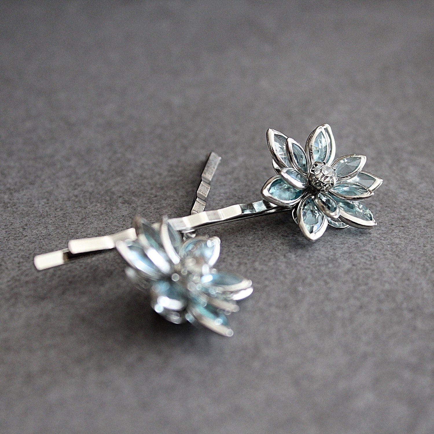 Turquoise Hair Pins Turquoise Bobby Pins Aqua Hair Pins Etsy
