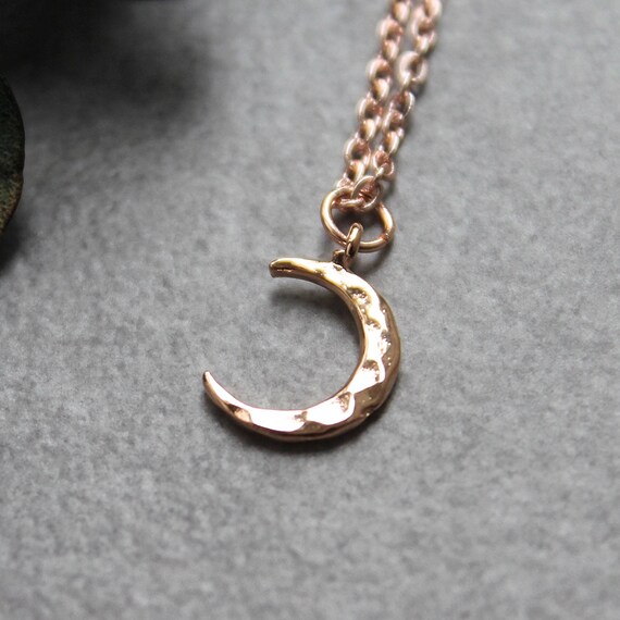 Rose gold moon cresent charm Rose gold moon cresent charm