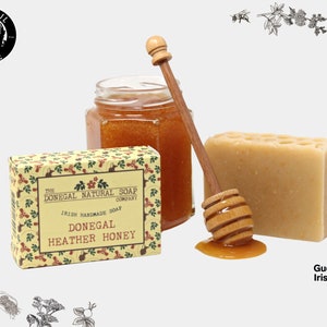 Donegal Heather Honey, Palm Oil Free Certified Natural Soap - Handmade in Donegal, Ireland