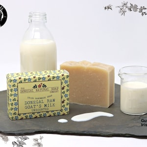 Donegal Raw Goat&#39;s Milk, Palm Oil Free Certified Natural Soap - Handmade in Donegal, Ireland