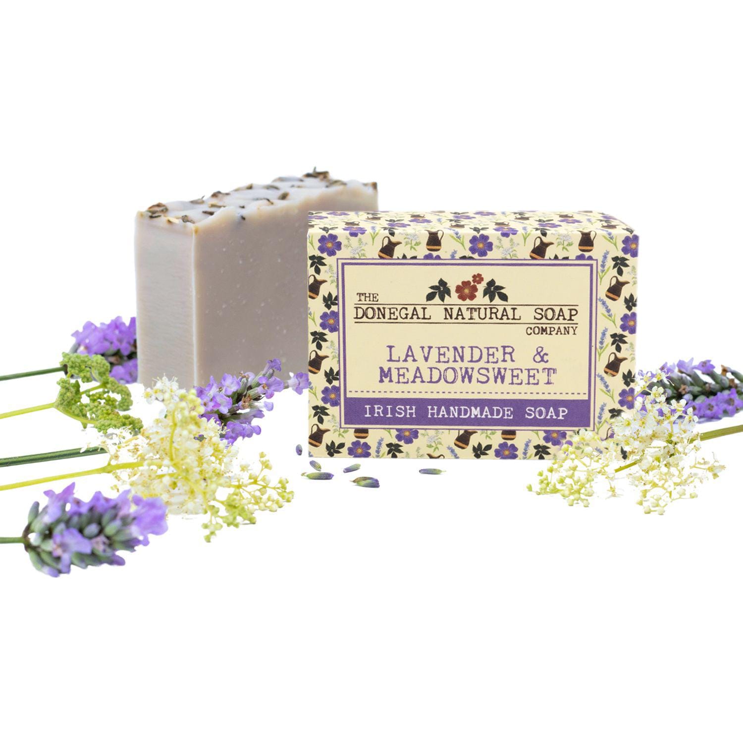 Lavender & Meadowsweet Natural Soap. Handmade - Palm Oil Free