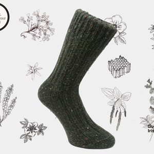 Donegal Wool Socks - Scots Pine