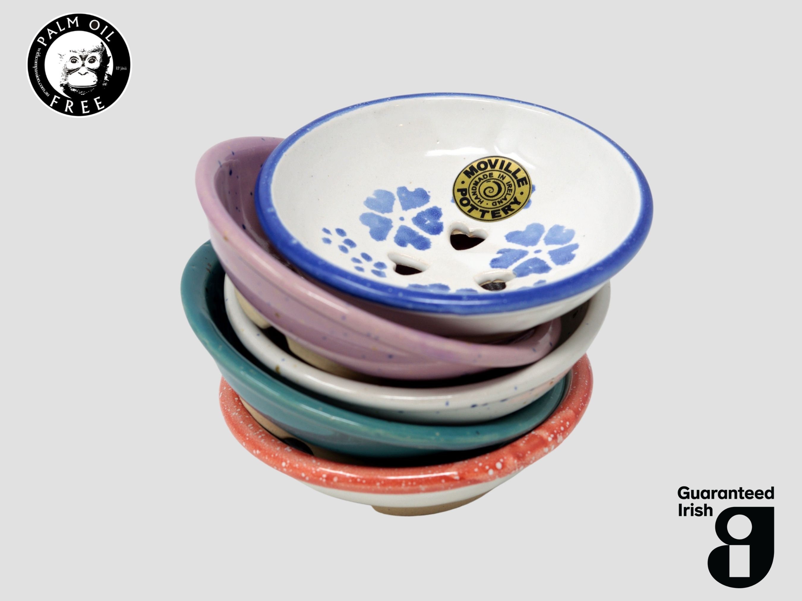 Beautiful Ceramic Soap Dish, Handmade in Donegal, Ireland