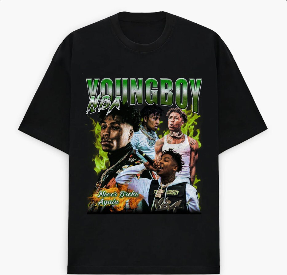 BuynowDesigns Vintage NBA Youngboy Shirt, NBA Youngboy Merch, NBA Youngboy - Ai Youngboy 2 Poster Graphic Tee