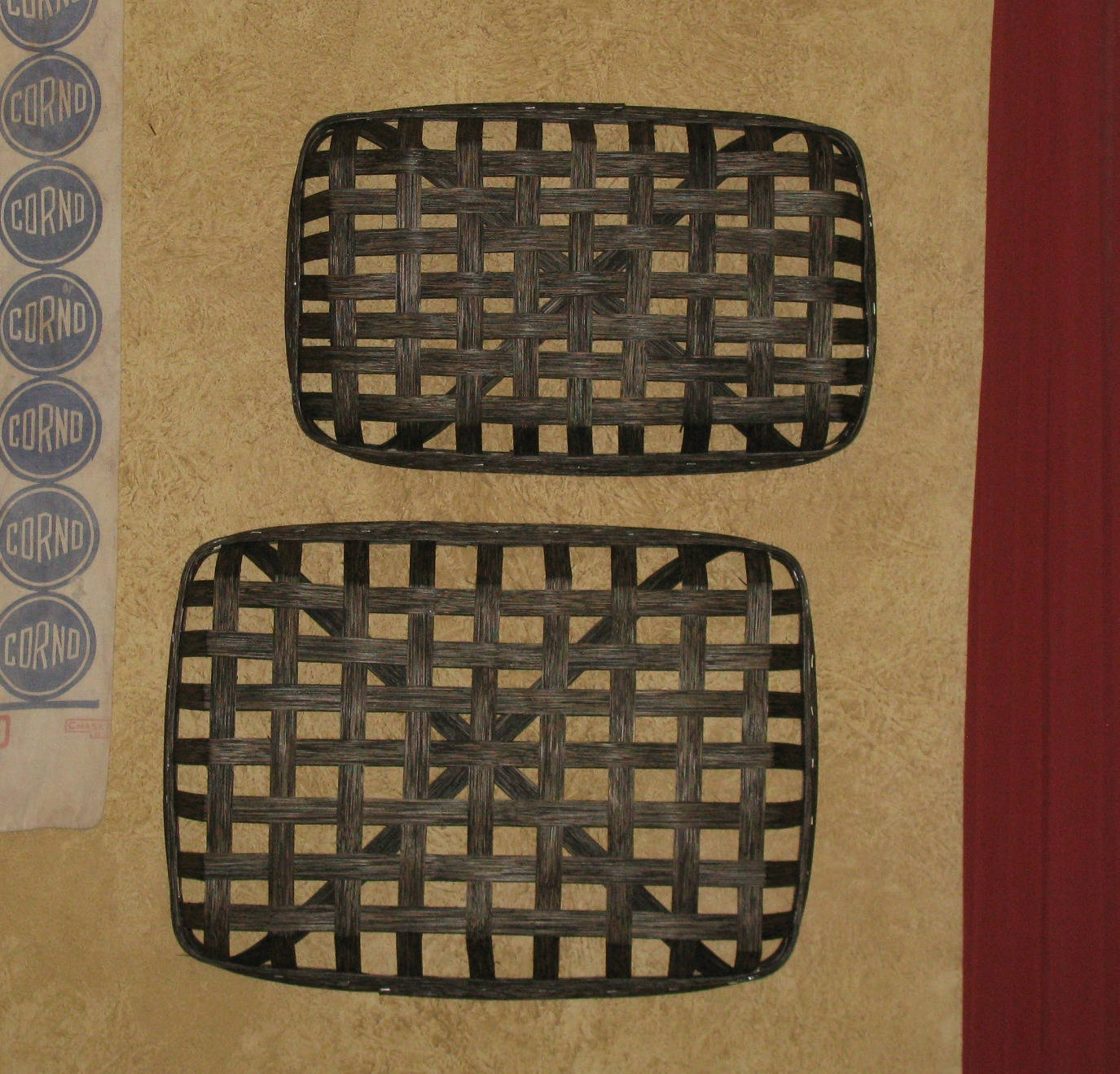 Rectangular Tobacco Basket Oblong Wall Basket for Etsy