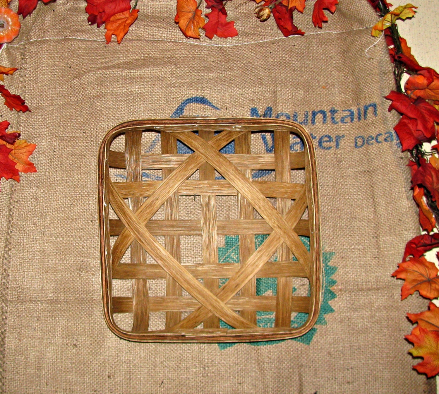 Reproduction Tobacco Basket for Versatile Home Decor Etsy