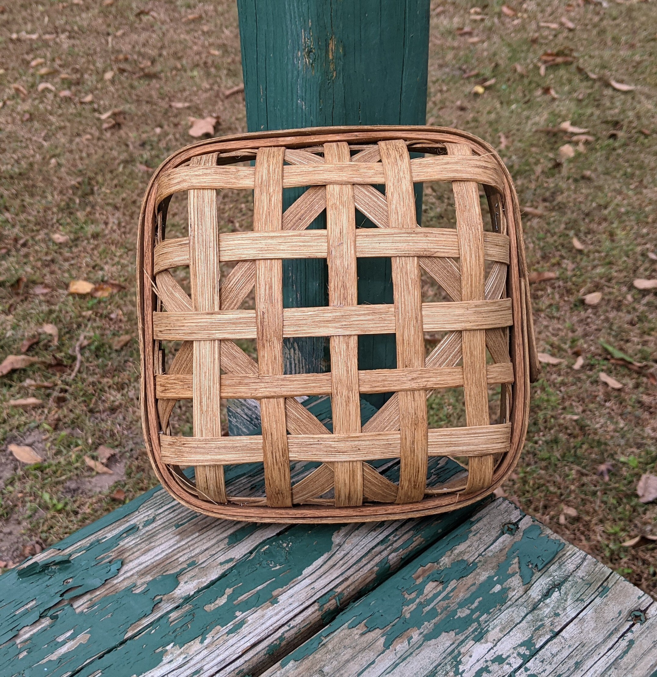 Small Tobacco Basket for Christmas Gift 8 x 8 Decorative Etsy