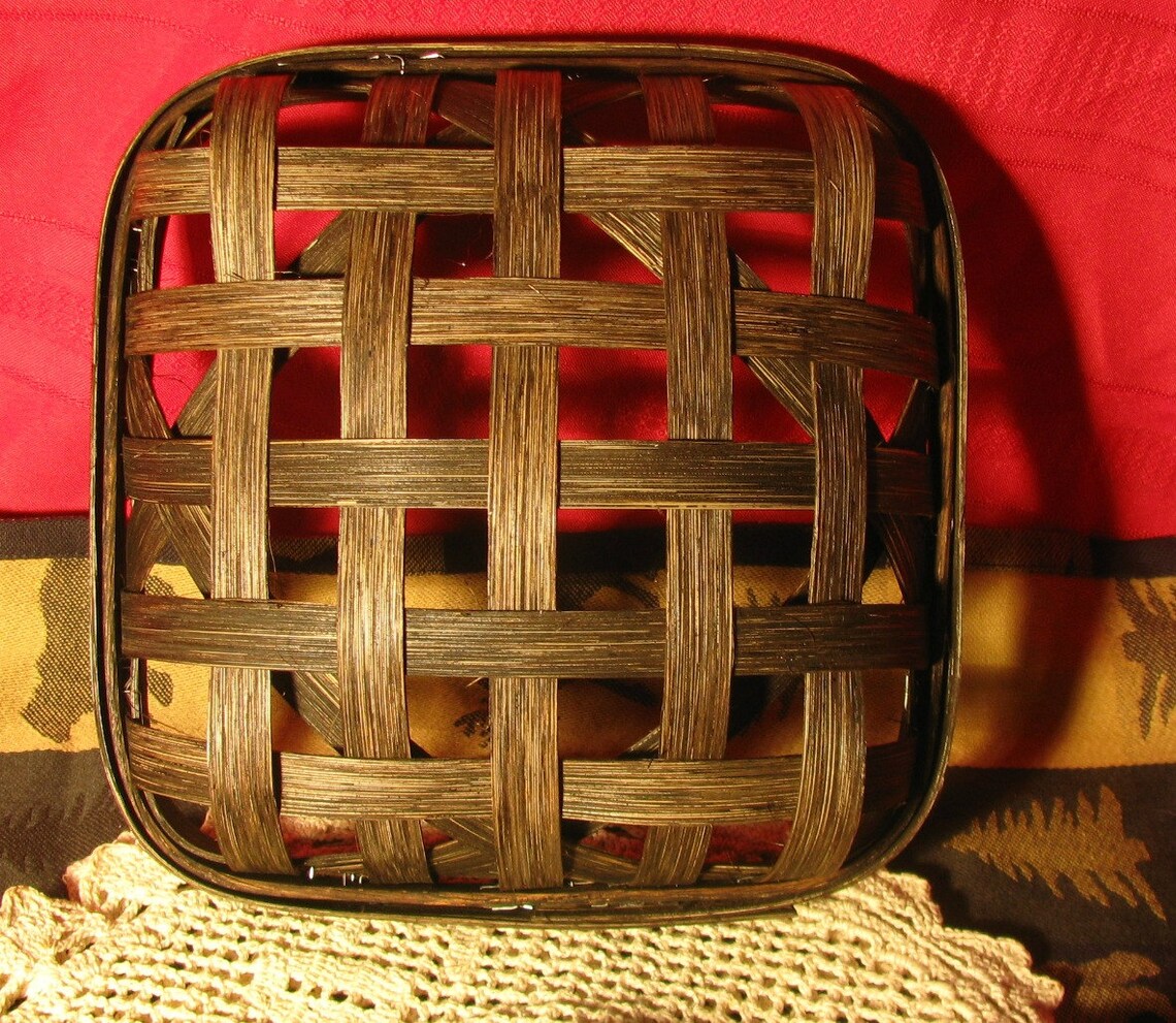 Small Tobacco Basket for Mother's Day Gift 8 x 8 Etsy