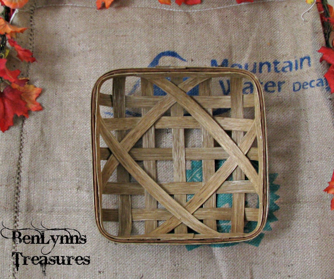 Reproduction Tobacco Basket for Versatile Home Decor Etsy