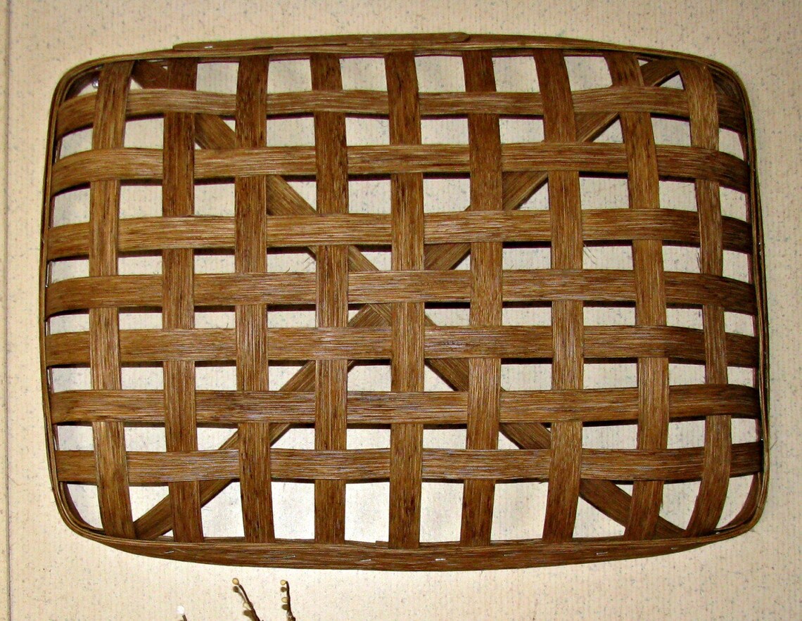 Large Rectangular Tobacco Basket Decorative Wall Basket for Etsy