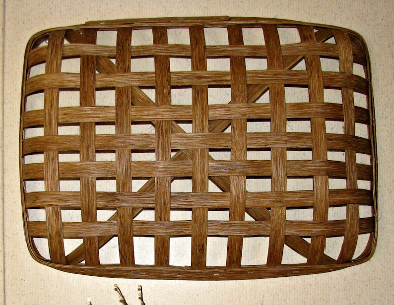 Large Rectangular Tobacco Basket Decorative Wall Basket for Etsy