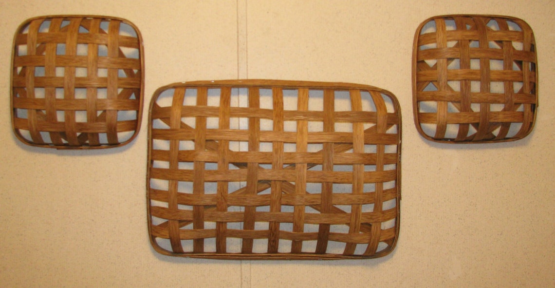 Rectangular Tobacco Basket Oblong Wall Basket for Etsy