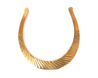 Vintage Brass Choker Necklace, Made in India