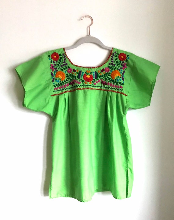 Vintage Embroidered Mexican Blouse - image 1