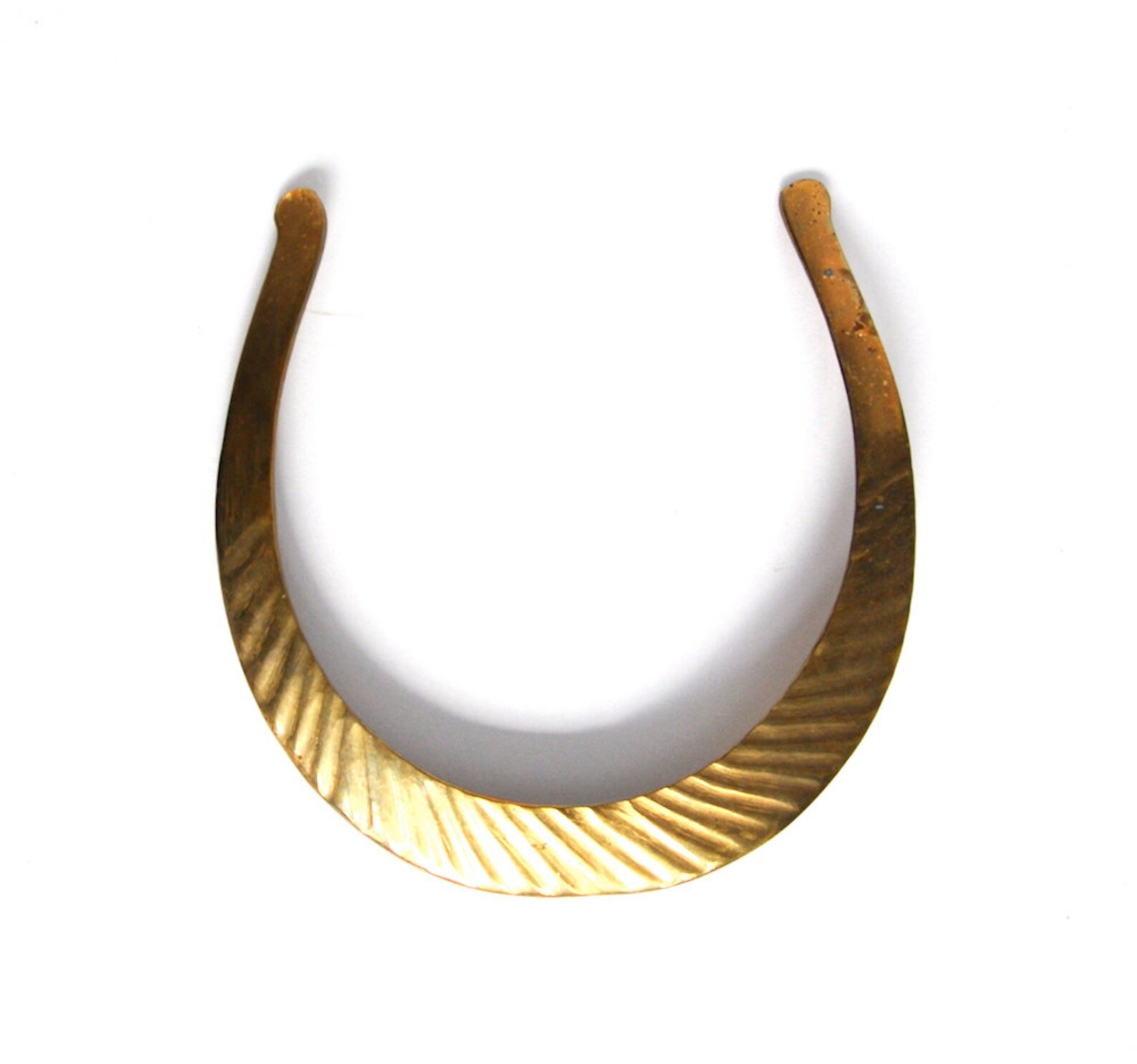 Vintage Brass Choker Necklace, Made in India Etsy UK