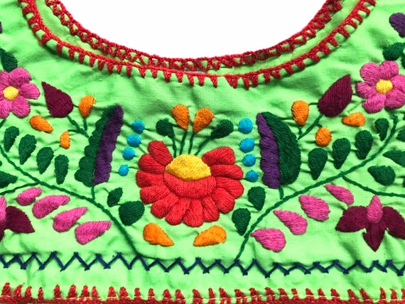 Vintage Embroidered Mexican Blouse - image 3