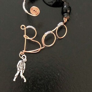 Zombie Wine Charm: Halloween Bottle Necklace, Gift Boxed
