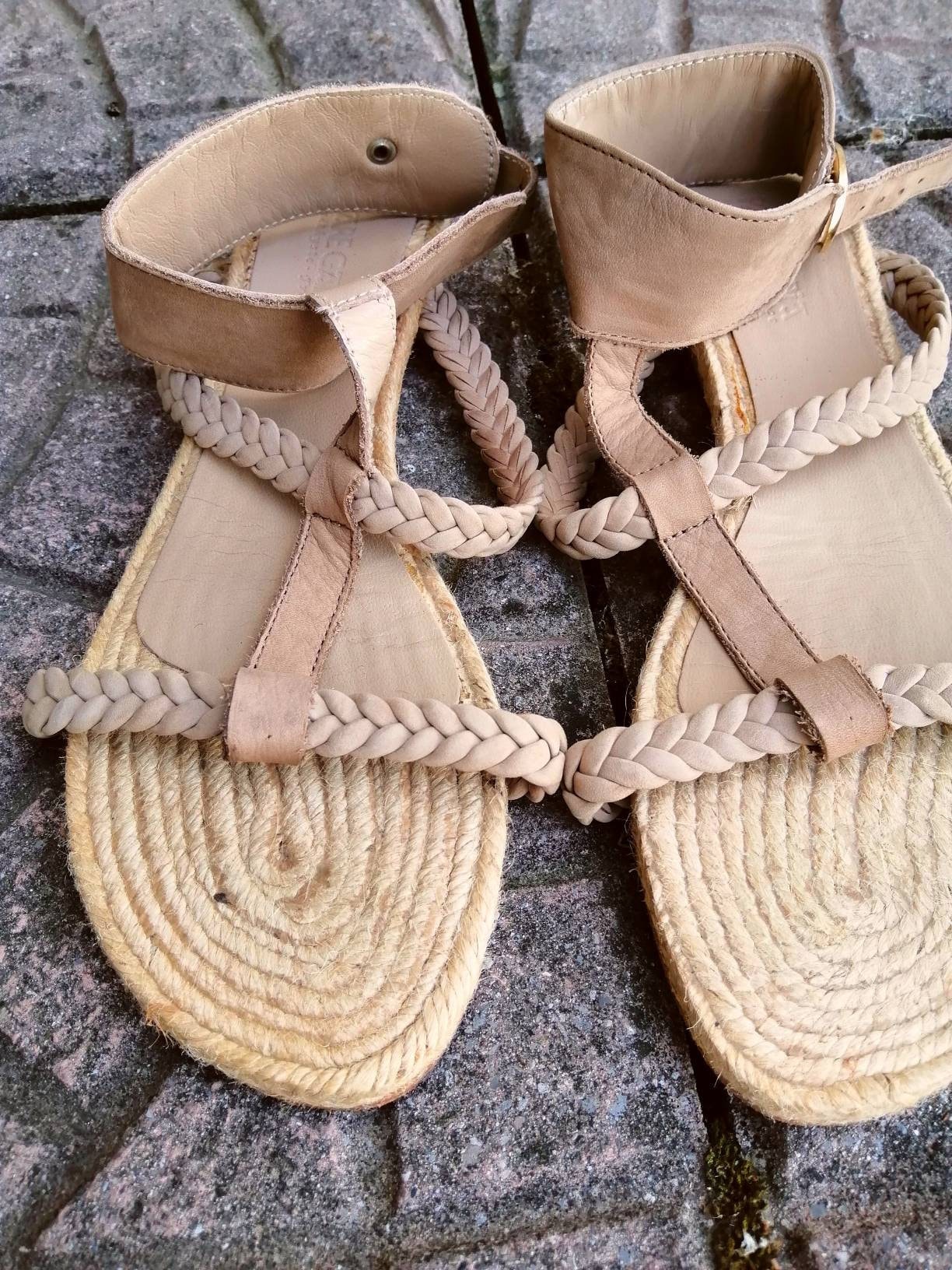 Touw sandalen - Etsy Nederland
