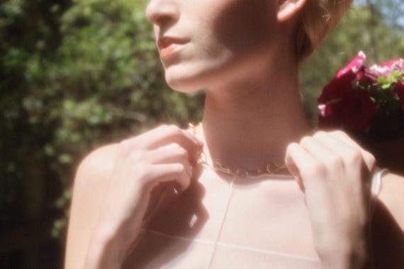 Fit In – Collar de latón bañado en oro de 24k | Joyería de cadena moderna hecha a mano