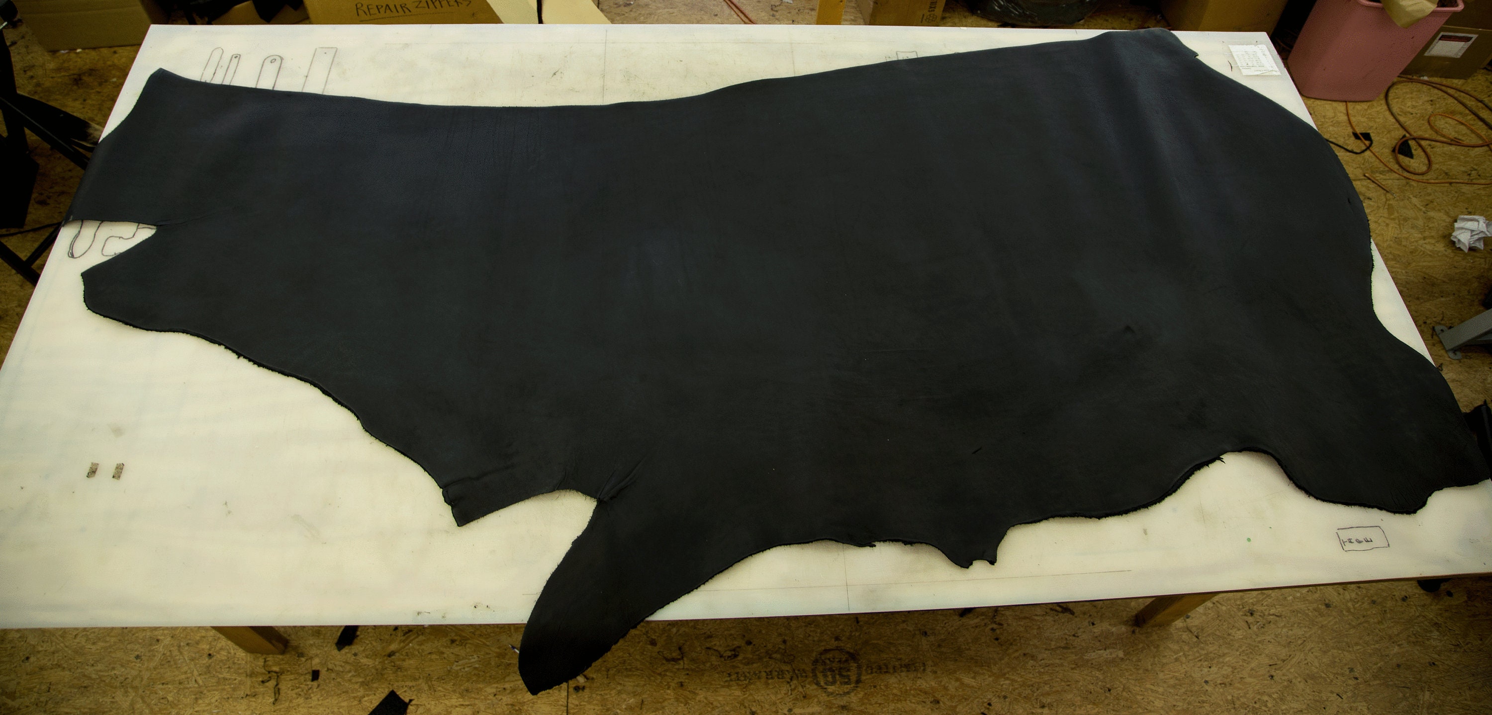 Leather Hides Cow Black & Brown SB Foot Tanning Company Etsy